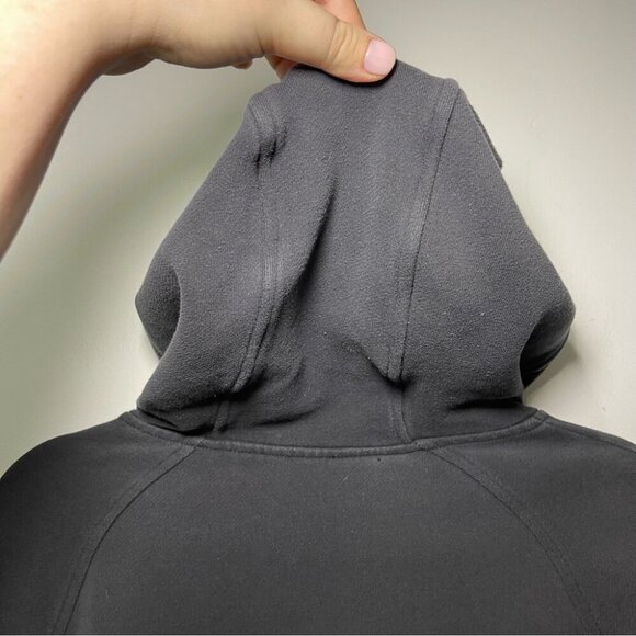 Lululemon women's black Fleece be true hooded cozy zip up sweatshirt in US 10 - Picture 11 of 11